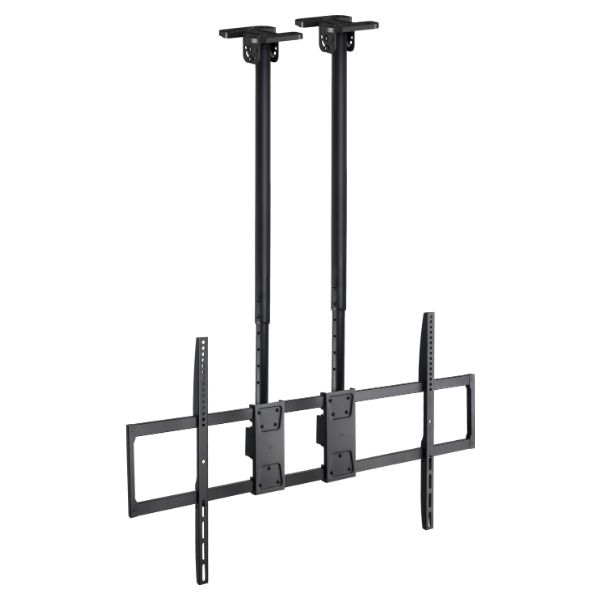 Soporte Techo TOOQ 60"-120" Extensible e Inclinable, hasta 120KG, Negro. (LPCE11120TSLI-B)
