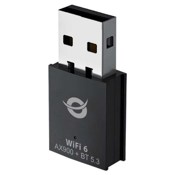 Adaptador CONCEPTRONIC AX900 USB 2.0 WLAN/Bluetooth 5.3 WiFi 6 Dual Band PC/Portátil Negro (ABBY26B)