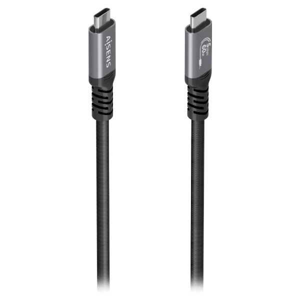 Cable AISENS USB-C/M a USB-C/M 4K PD 3.0 60W 7m Negro (A107-0991)