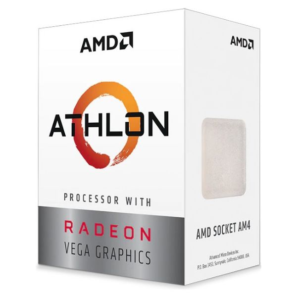 AMD Athlon 3000G AM4 3.5Ghz 4Mb Radeon Vega 3 Box (YD3000C6FHSBX)
