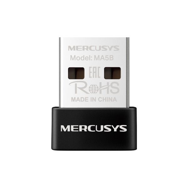 Adaptador Mercusys USB-A Bluetooth 5.4 Negro (MA5B)