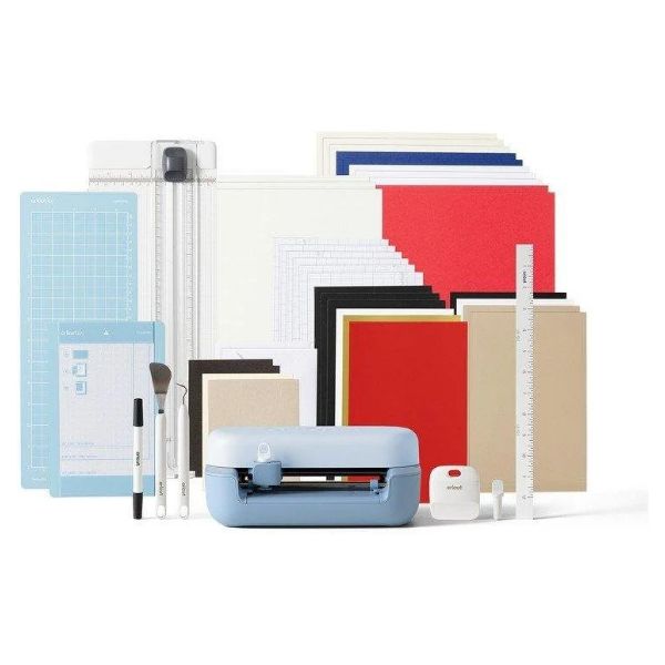 Máquina de corte ultracompacta y portátil. Apta para más de 75 materiales distintos. Incluye herramientas y materiales para 35 proyectos. Bluetooth y app Design Space. Azul (2012185)