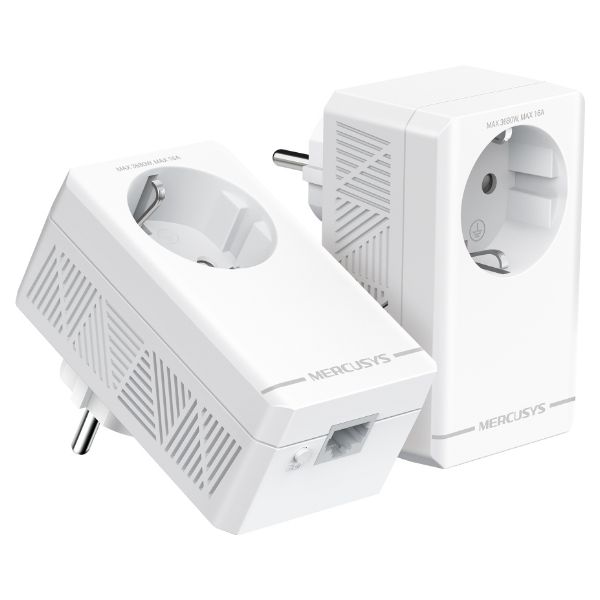 Powerline Mercusys AV1000 1xRJ45 Ethernet GbE Blanco (MP500 KIT)