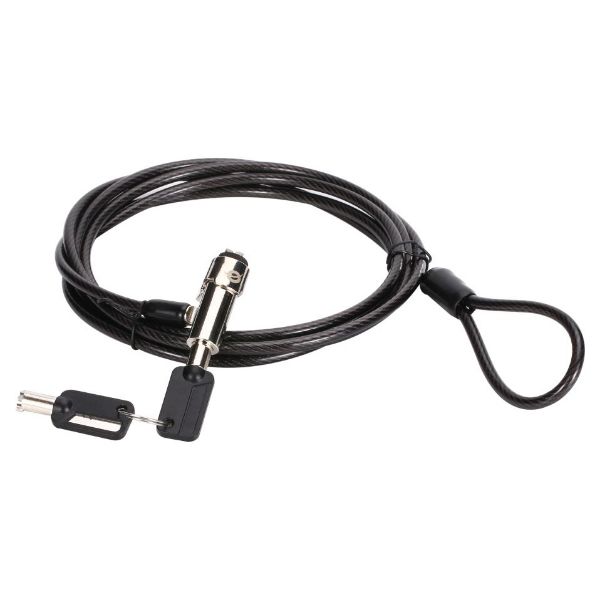Cable de Seguridad Conceptronic CUSTODIO02BNM Nano Slot con Llave Compatible Llave Maestra. Cable de 4.5mm Negro (CUSTODIO02BNM)