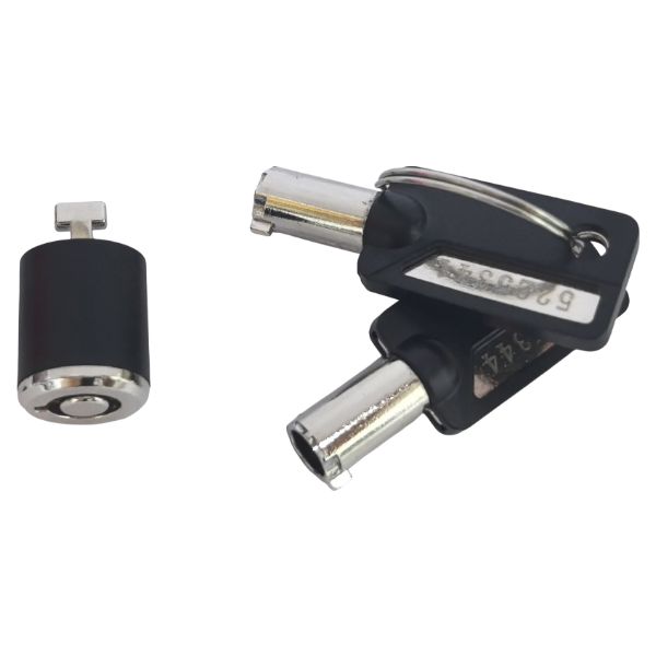 Candado de Seguridad Conceptronic CUSTODIO03BSM para Chasis con Llave Compatible Llave Maestra Plata (CUSTODIO03BSM)
