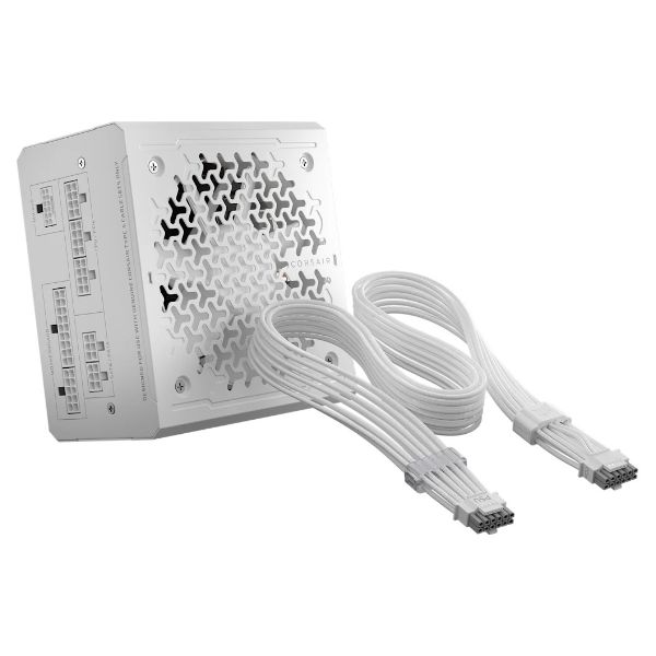 Fuente Corsair RM850e 850W ATX 3.1 Full Modular 91% 12cm 80 Plus Platinum Blanca (CP-9020338-EU)