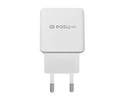 Cargador de Viaje SBS Easy Cell Blanco (TEECTR1USB1APOW)