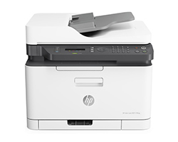 Impresora Multifunción HP Laser 179FNW Pantalla LCD 600x600dpi A4 Color ADF 128Mb USB 2.0 WiFi 4 Ethernet 10/100 Dúplex Negra/Blanca (4ZB97A)