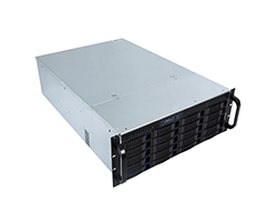 Caja Rack UNYKA HSW4520 Hot Swap 4U 20 Bahías 1xUSB 2.0 1xUSB 3.0 ATX mATX Negra/Plata (80.40.20)