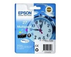 Tinta Epson 27XL T2715 Pack 3 Colores 10.4ml 1100 páginas (C13T27154012)