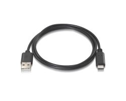 Nanocable USB-A/M a USB-C/M 0.5m Negro (10.01.2100)