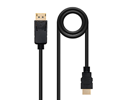 Nanocable DP/M a HDMI A/M 2m Negro (10.15.4302)