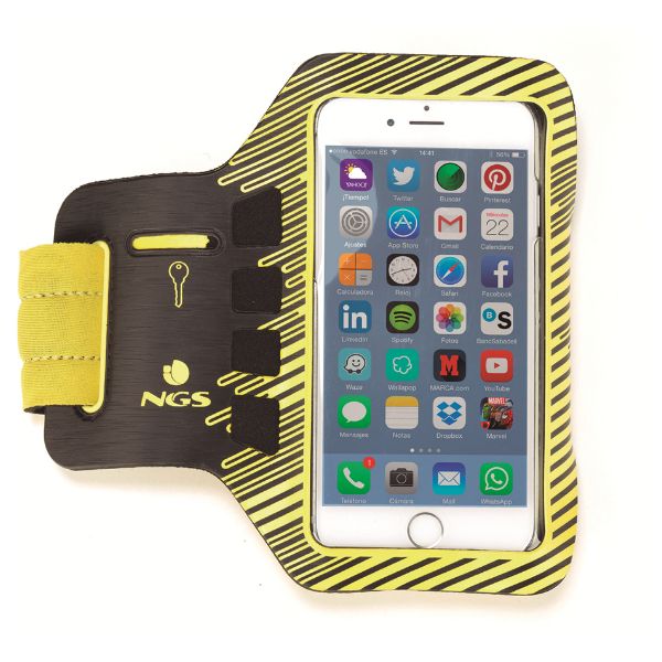 Brazalete Deportivo NGS 5' Neopreno Marrón/Amarillo (SPRINTER)